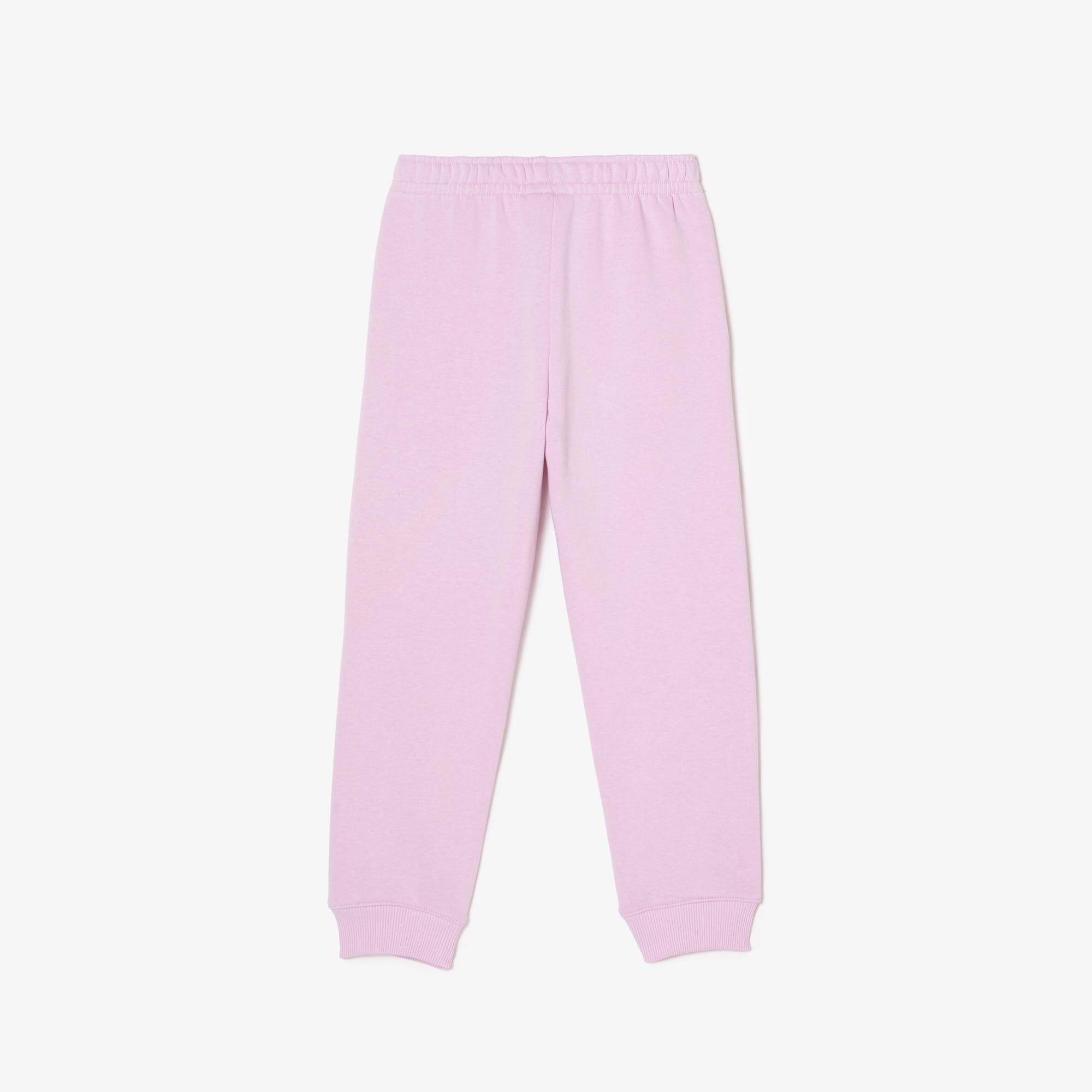 Pink - Lacoste - Kids Sport Fleece Sweatpants - 7