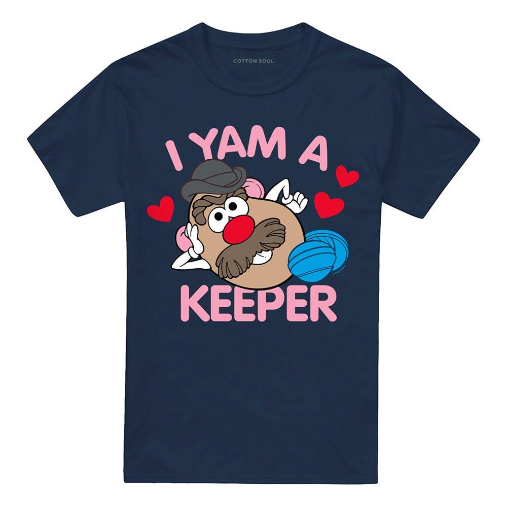 Navy - Hasbro - Mr Potato Head Yam A Keeper Adults T-Shirt Navy - 4