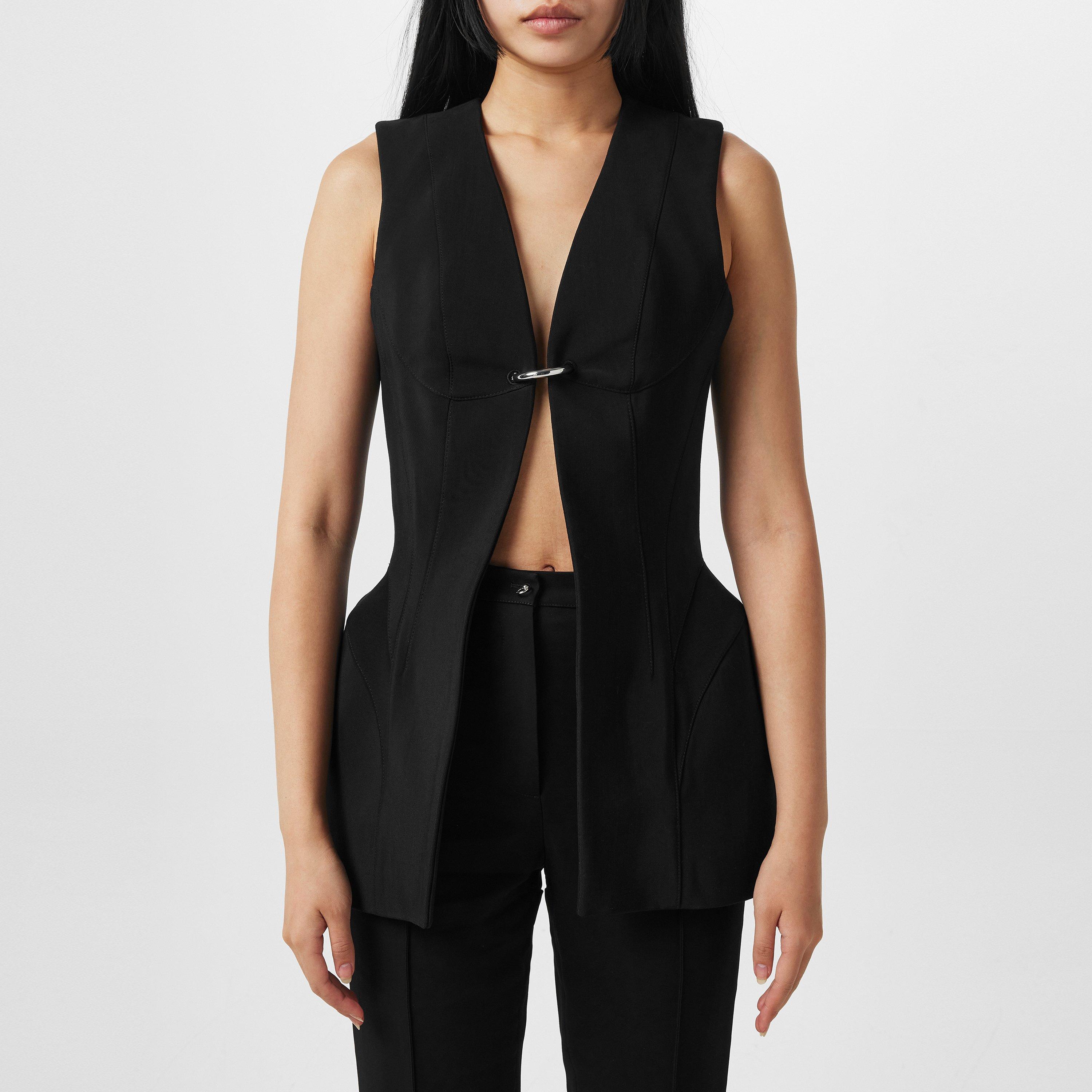 Mugler Corseted Pierced Vest