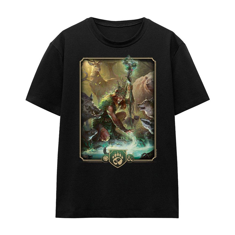 Black - Hasbro - Dungeons & Dragons - 2024 Druid Key Art T-Shirt - 4