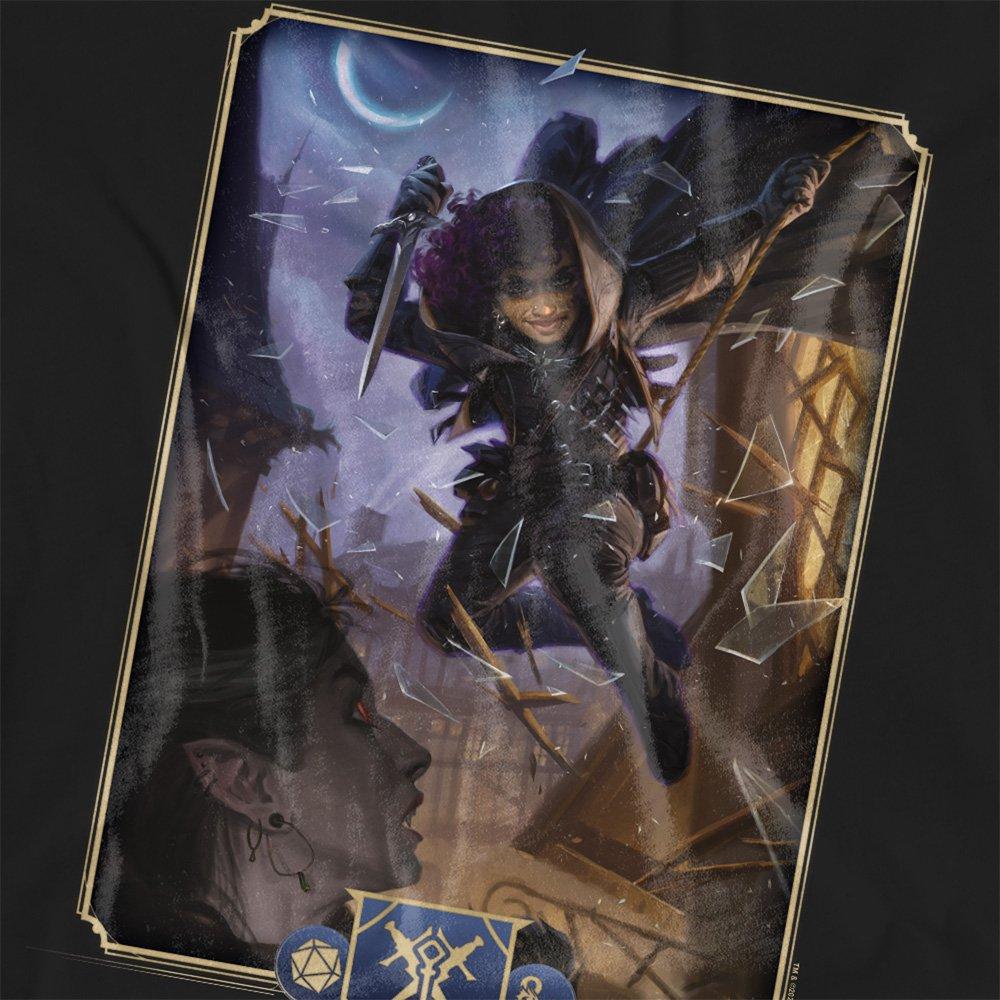 Black - Hasbro - Dungeons & Dragons - 2024 Rogue Key Art T-Shirt - 2