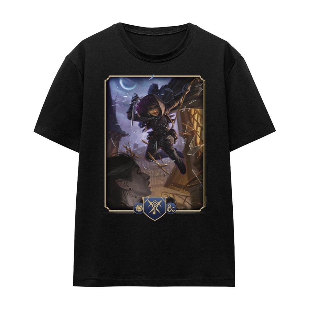 Black - Hasbro - Dungeons & Dragons - 2024 Rogue Key Art T-Shirt - 4