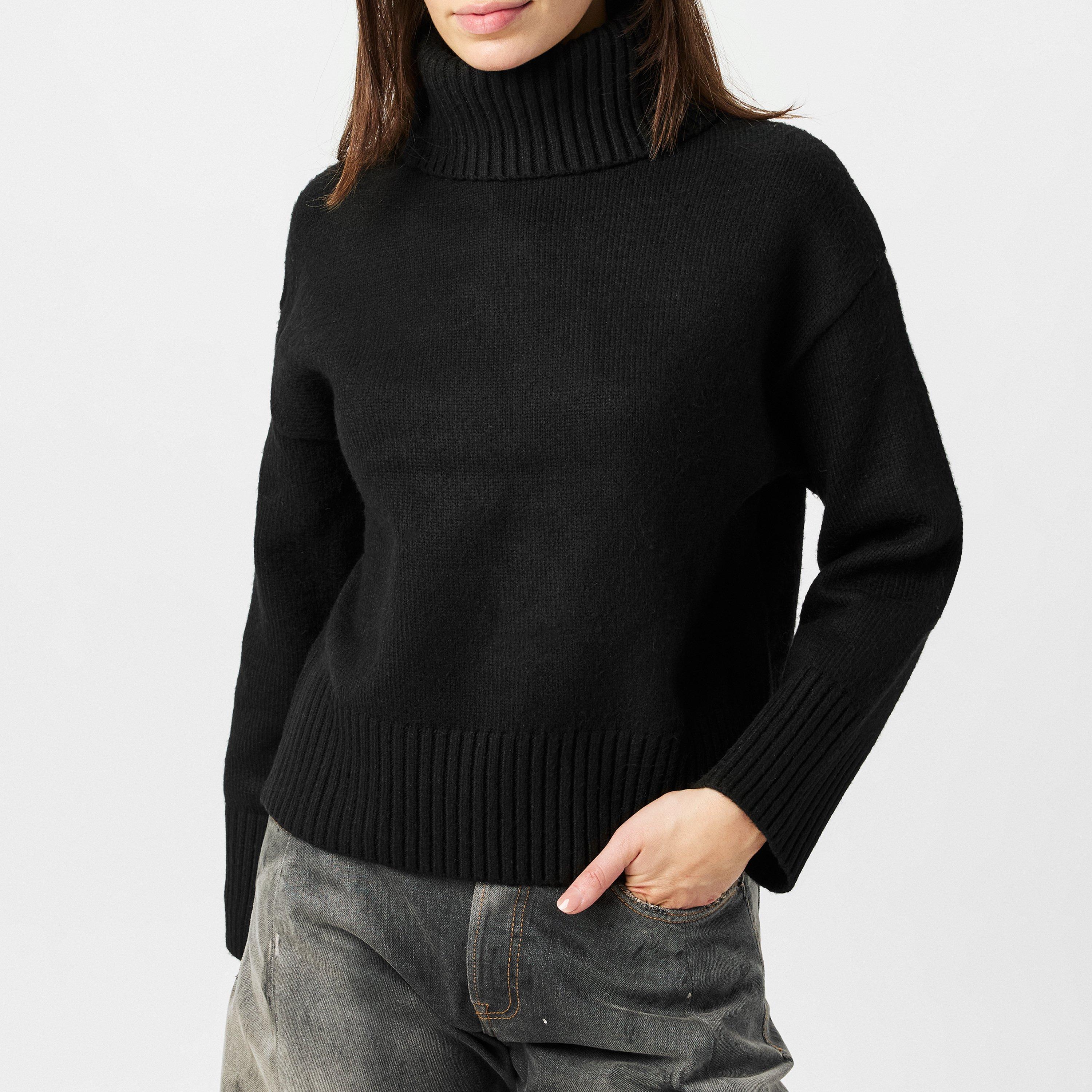 Black - Nobodys Child - Turtleneck Jumper - 3