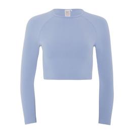 HIIT Seamless Ribbed Long Sleeve Cropped Top