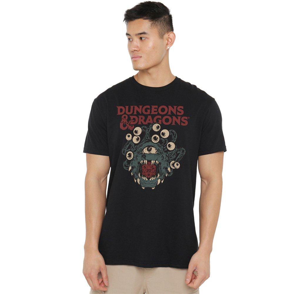 Black - Hasbro - Dungeons & Dragons Beholder Die Mens Mens T-Shirt - 1