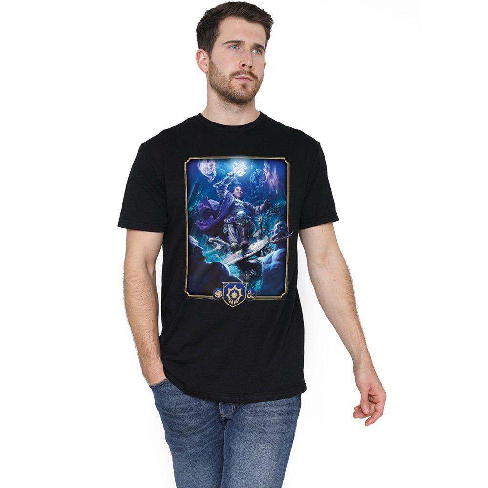 Hasbro Men's Dungeons & Dragons - 2024 Cleric Key Art T-Shirt - Black - S