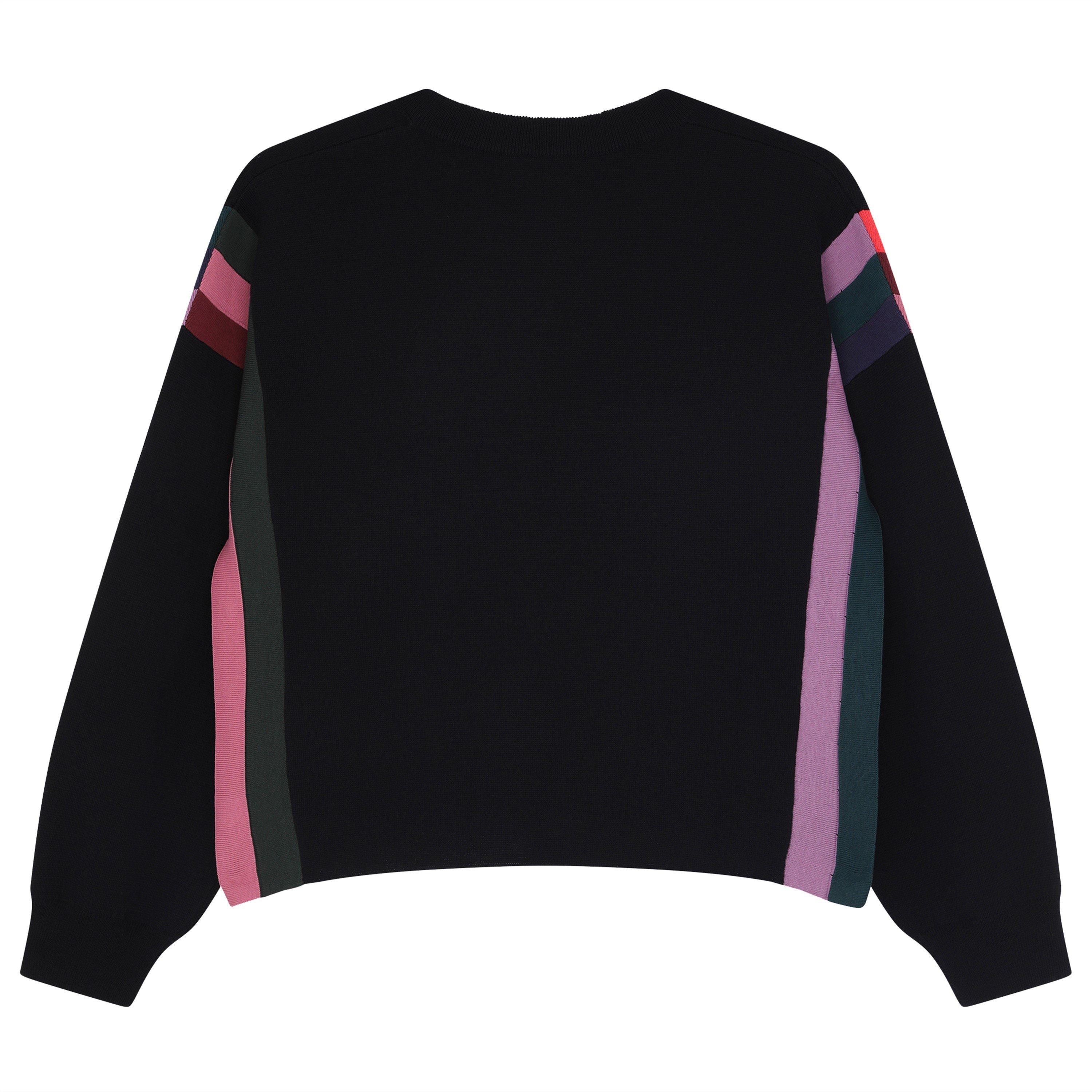 Black - PS Paul Smith - Navy Knitted Crew Neck Sweater - 4