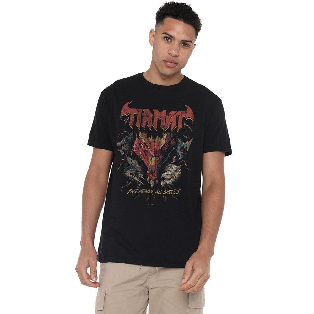 Black - Hasbro - Dungeons Dragons Tiamat 5 Heads Dragon T-Shirt Bl - 1