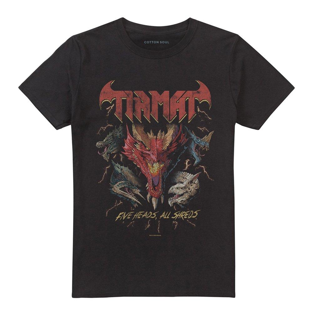 Black - Hasbro - Dungeons Dragons Tiamat 5 Heads Dragon T-Shirt Bl - 4