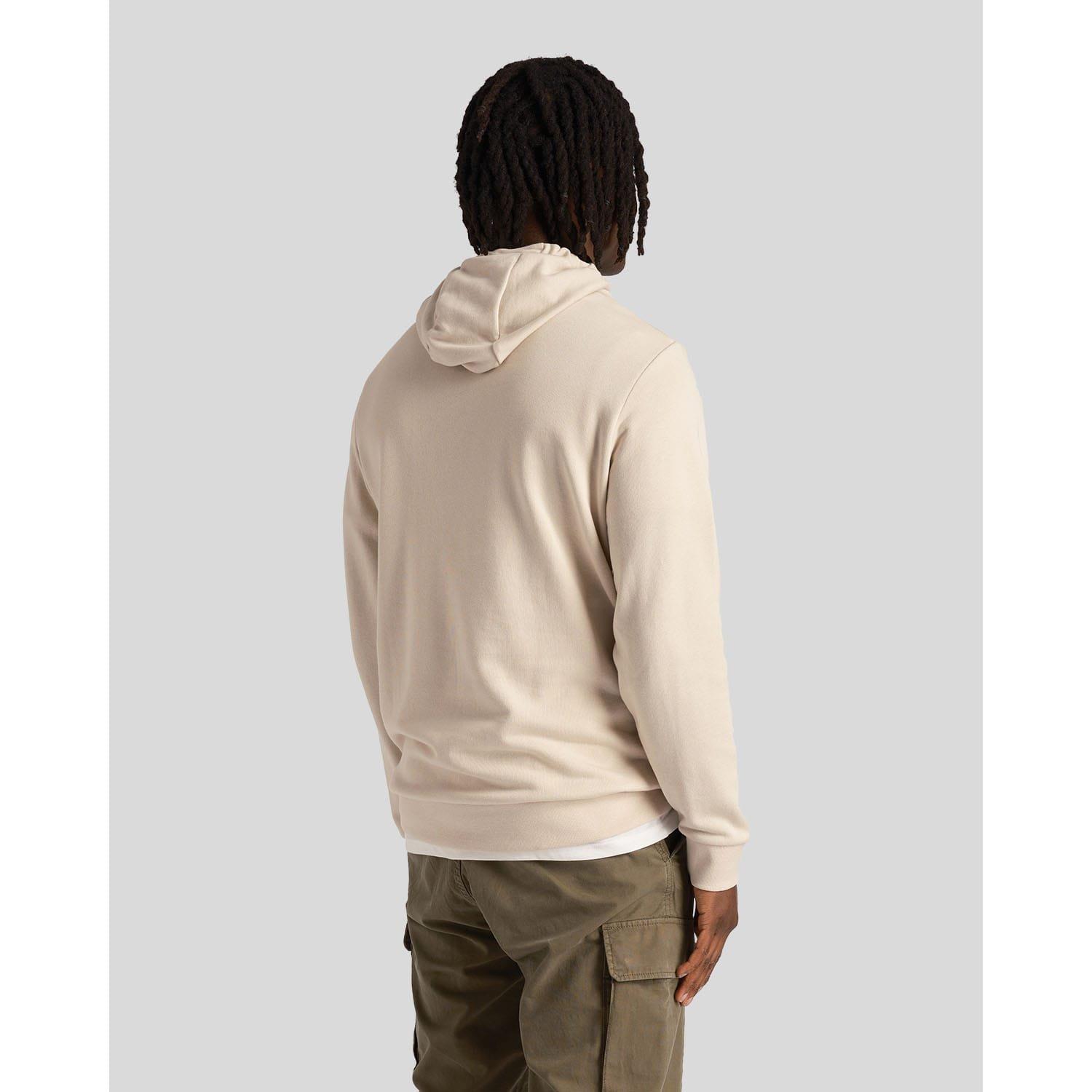 Cream - Lyle and Scott - Loopback Embroidered Hoodie - 3