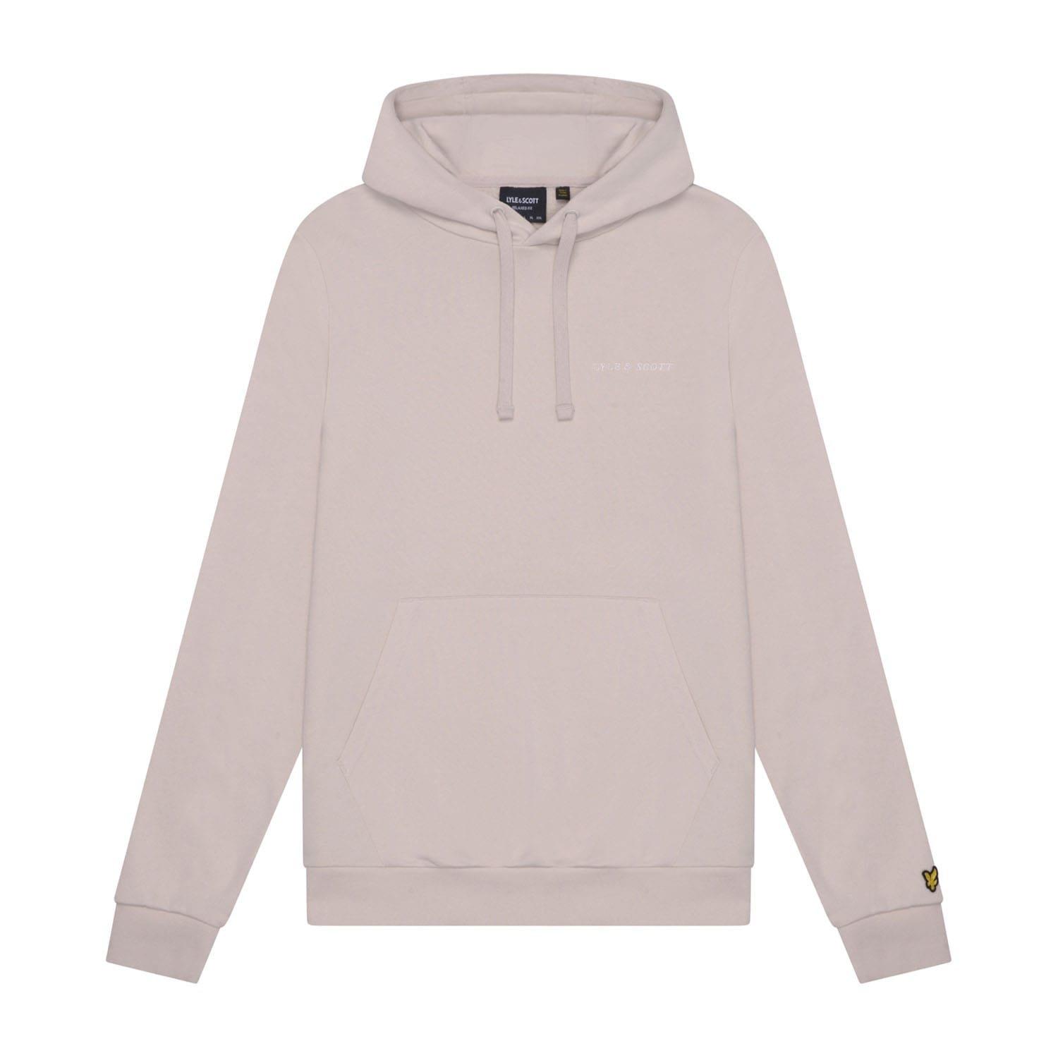 Cream - Lyle and Scott - Loopback Embroidered Hoodie - 5