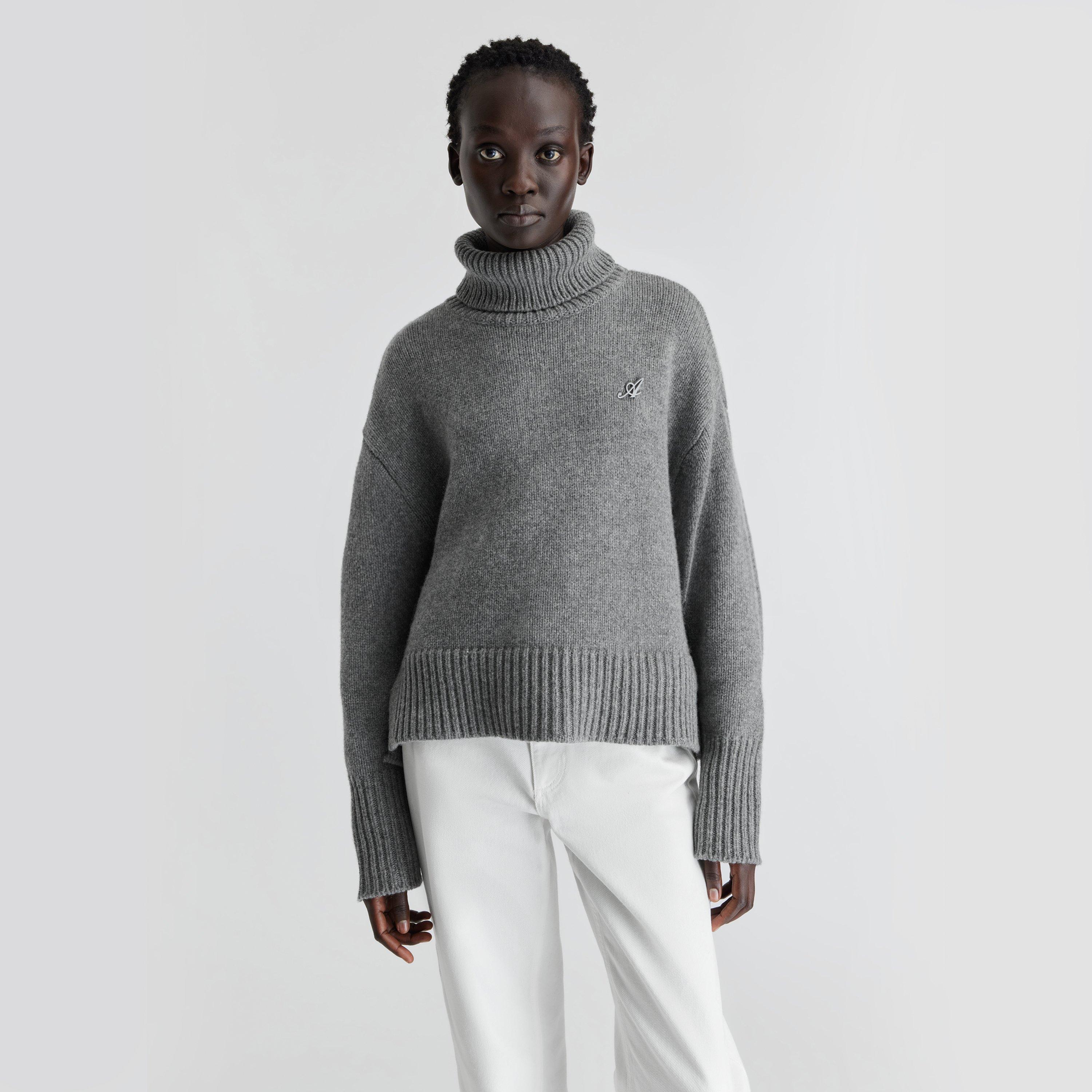 Grey Melange - Axel Arigato - Women's Remain Crew Neck Jumper - 1