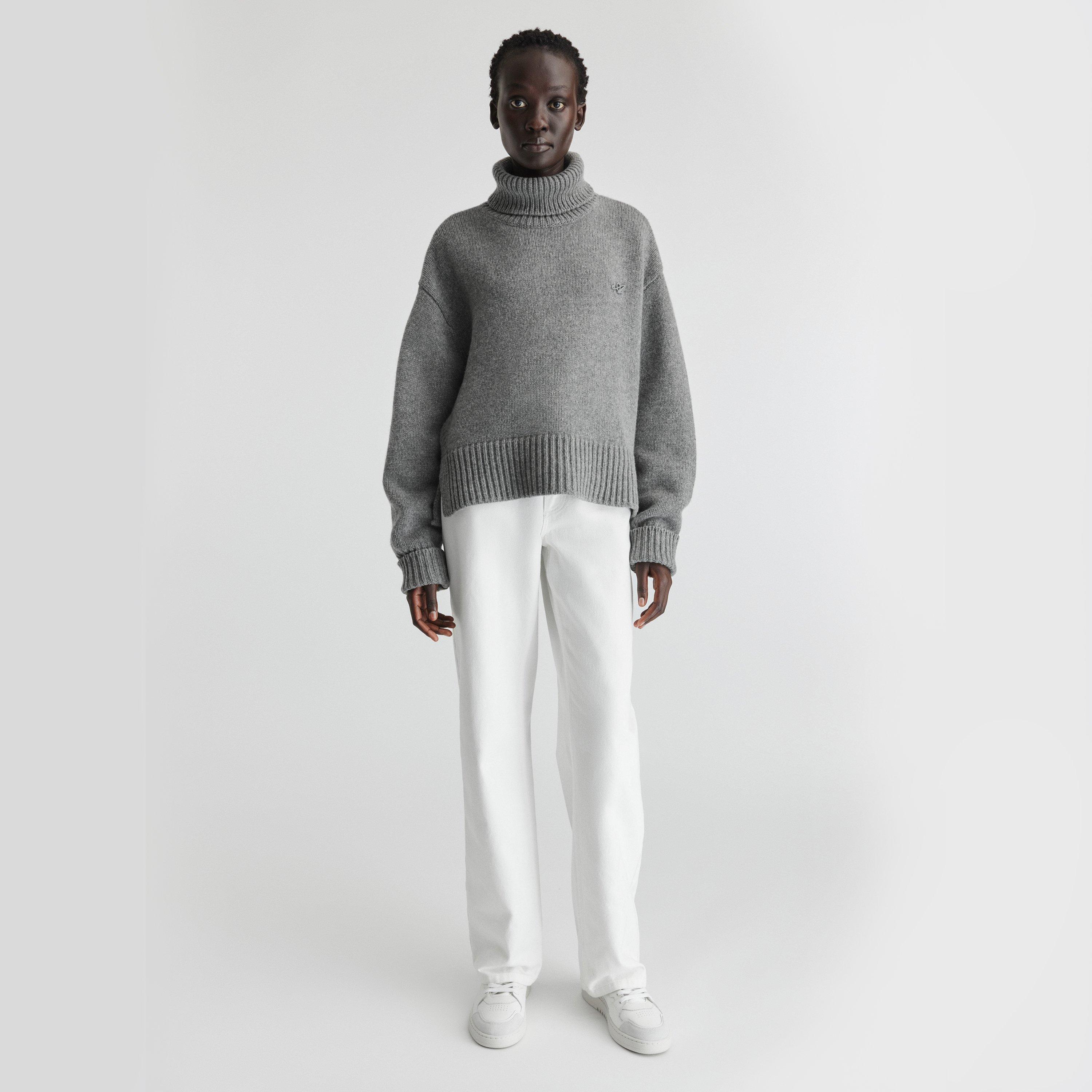 Grey Melange - Axel Arigato - Women's Remain Crew Neck Jumper - 3