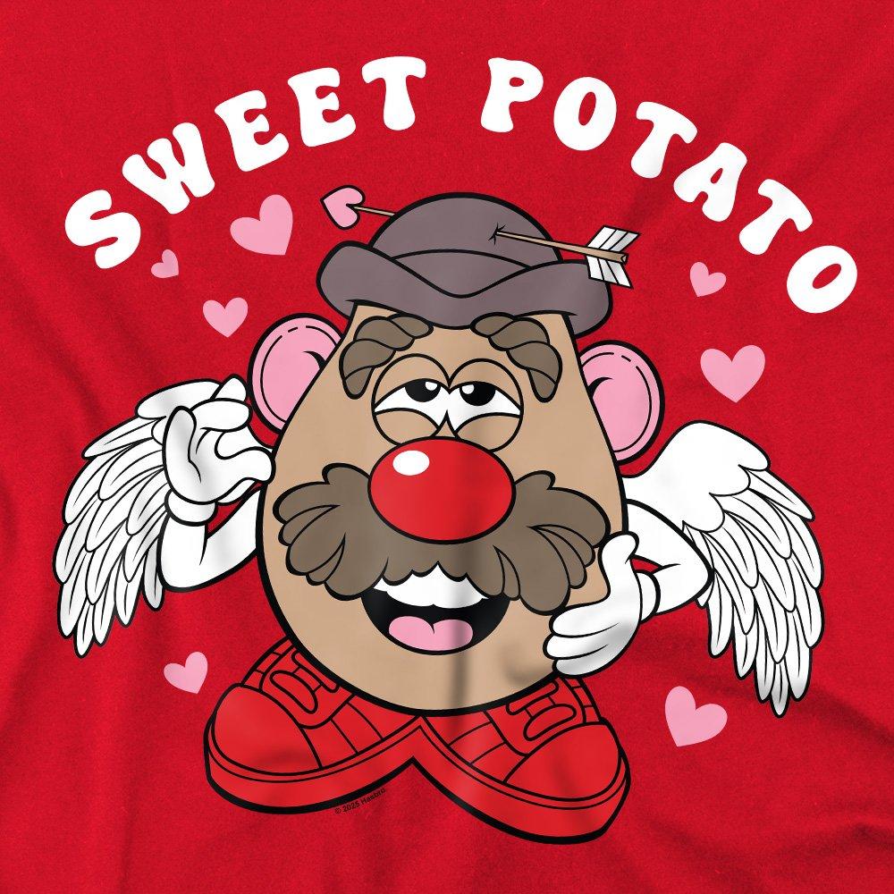 Red - Hasbro - Mr Potato Head Sweet Potato Adults T-Shirt Red - 2