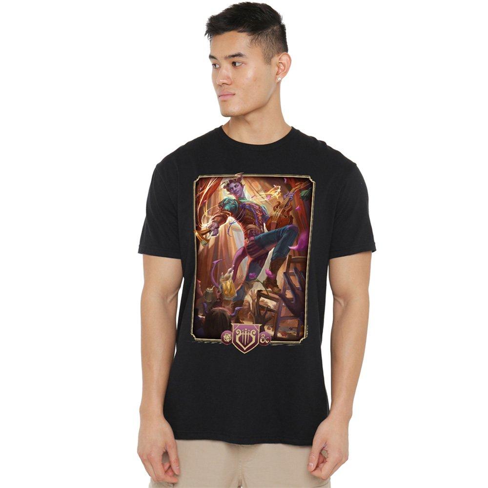Black - Hasbro - Dungeons & Dragons - 2024 Bard Key Art T-Shirt - 1