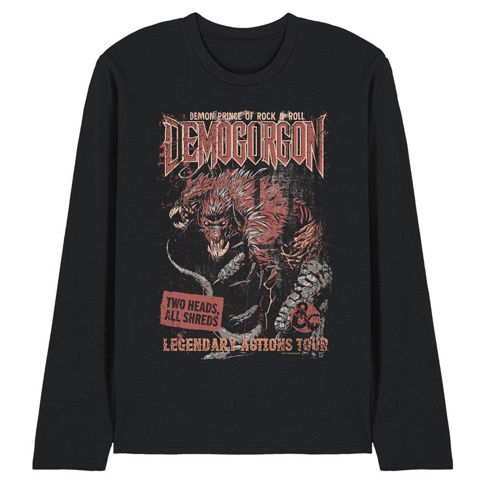 Black - Hasbro - Dungeons Dragons Demogorgon Tour Long Sleeve T-Shi - 1