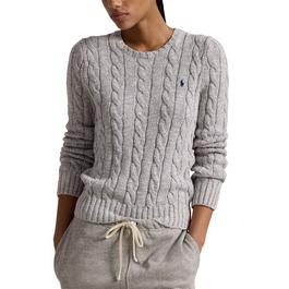 Polo Ralph Lauren Cable Knit Cotton Crewneck Jumper