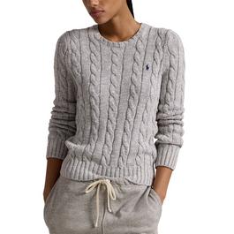 Polo Ralph Lauren Cable-Knit Cotton Crewneck Jumper