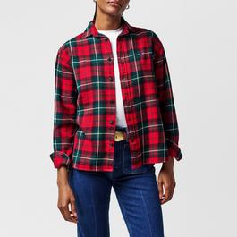 Polo Ralph Lauren Plaid Blouse Ld44