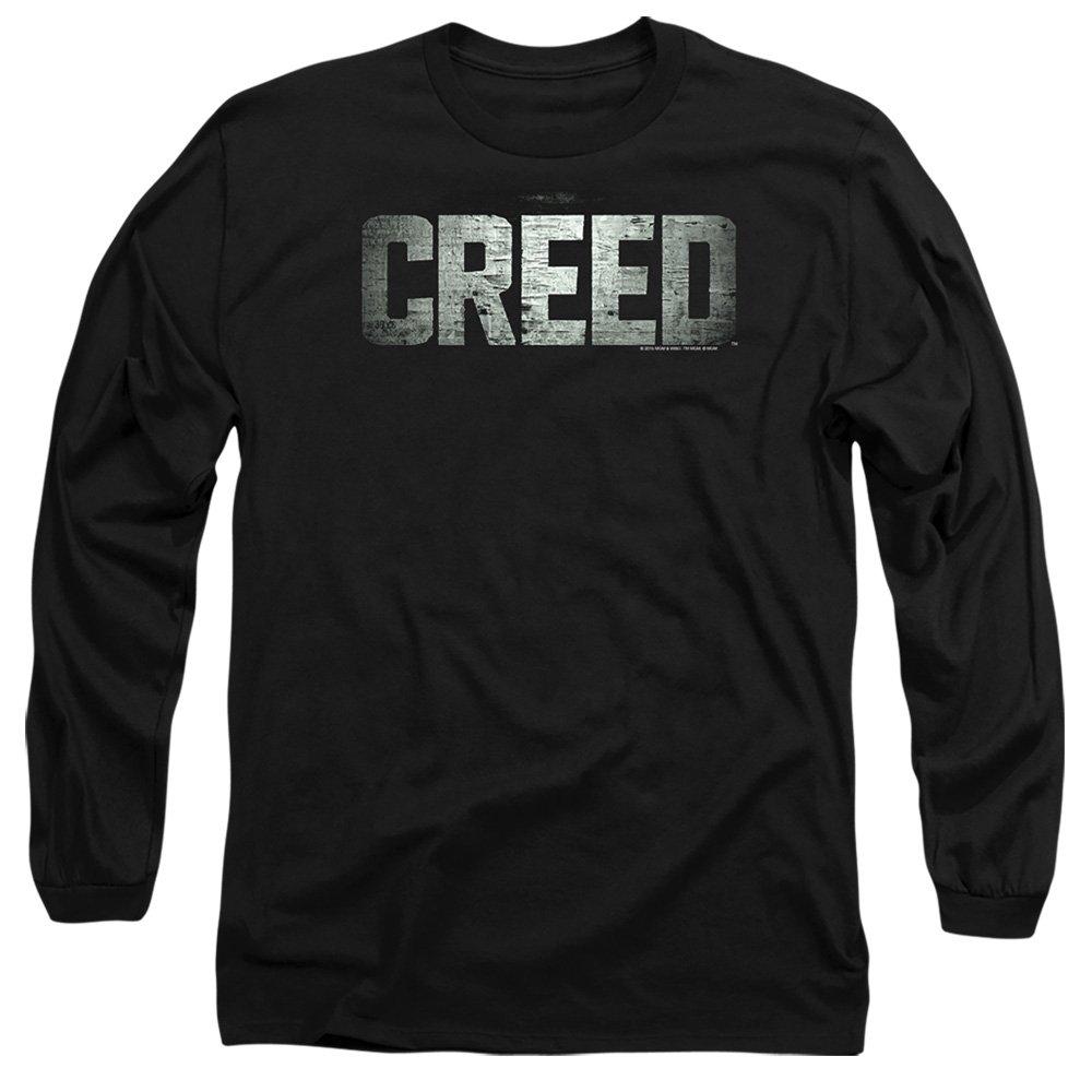 Creed Men's Logo Long Sleeve T-Shirt Black - XXL