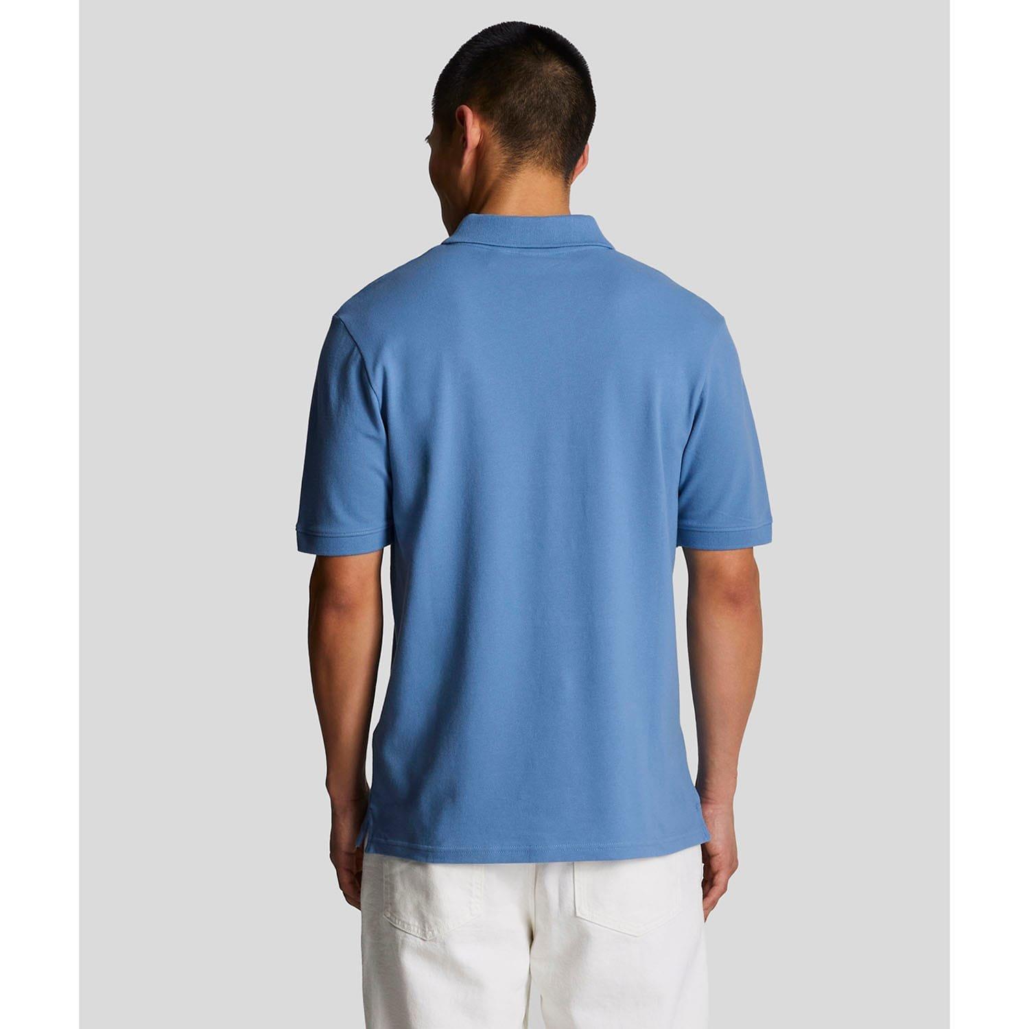 Blue - Lyle and Scott - Embroidered Polo Shirt - 3