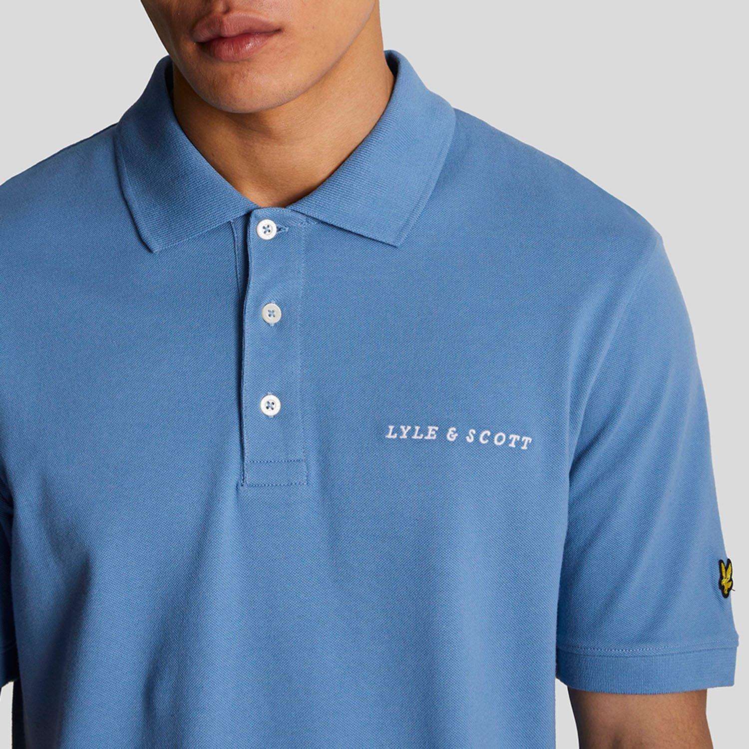 Blue - Lyle and Scott - Embroidered Polo Shirt - 4