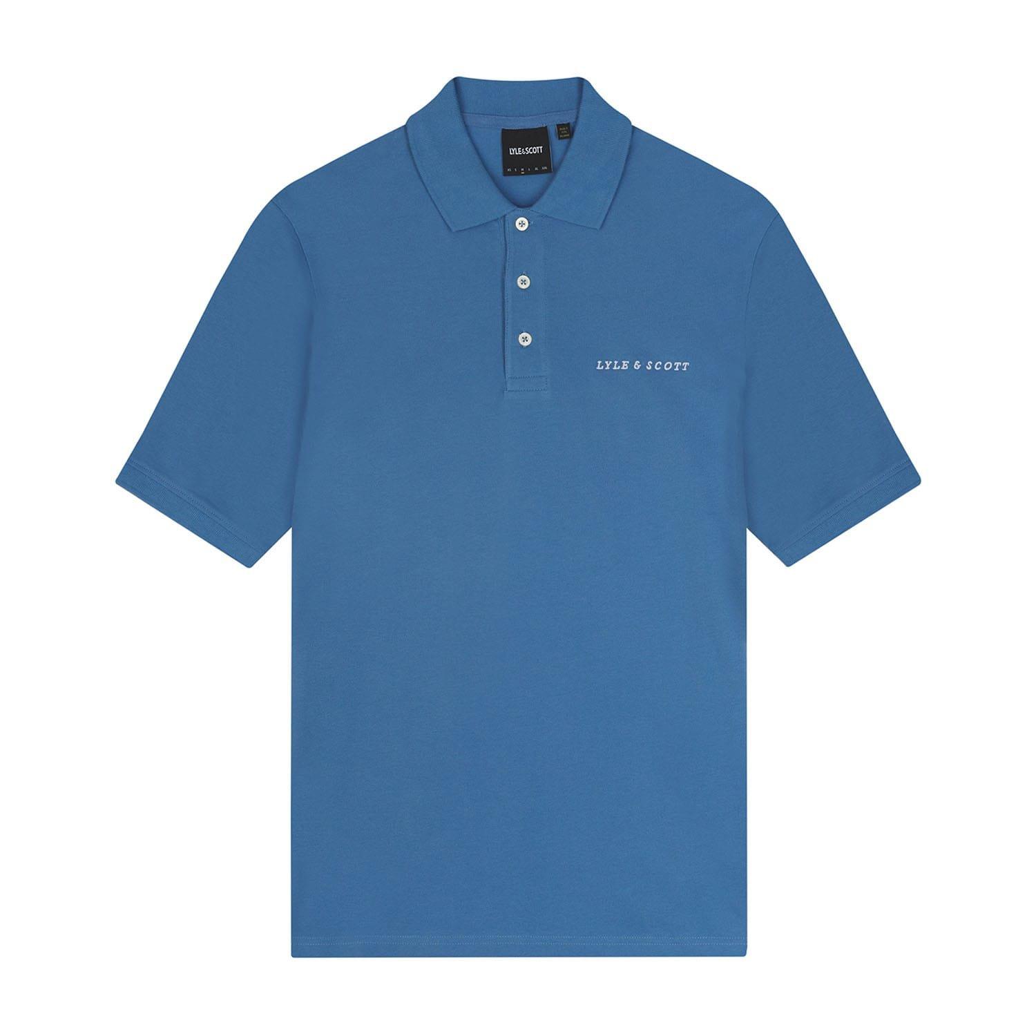 Blue - Lyle and Scott - Embroidered Polo Shirt - 5