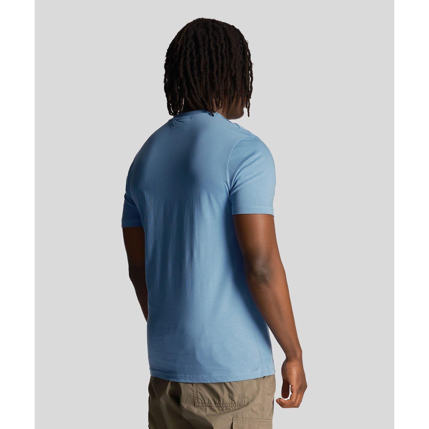 Blue - Lyle and Scott - Embroidered T-Shirt - 3