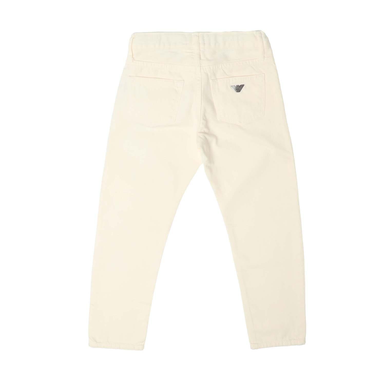 White - Emporio Armani - J75 Slim-Fit Jeans - 2