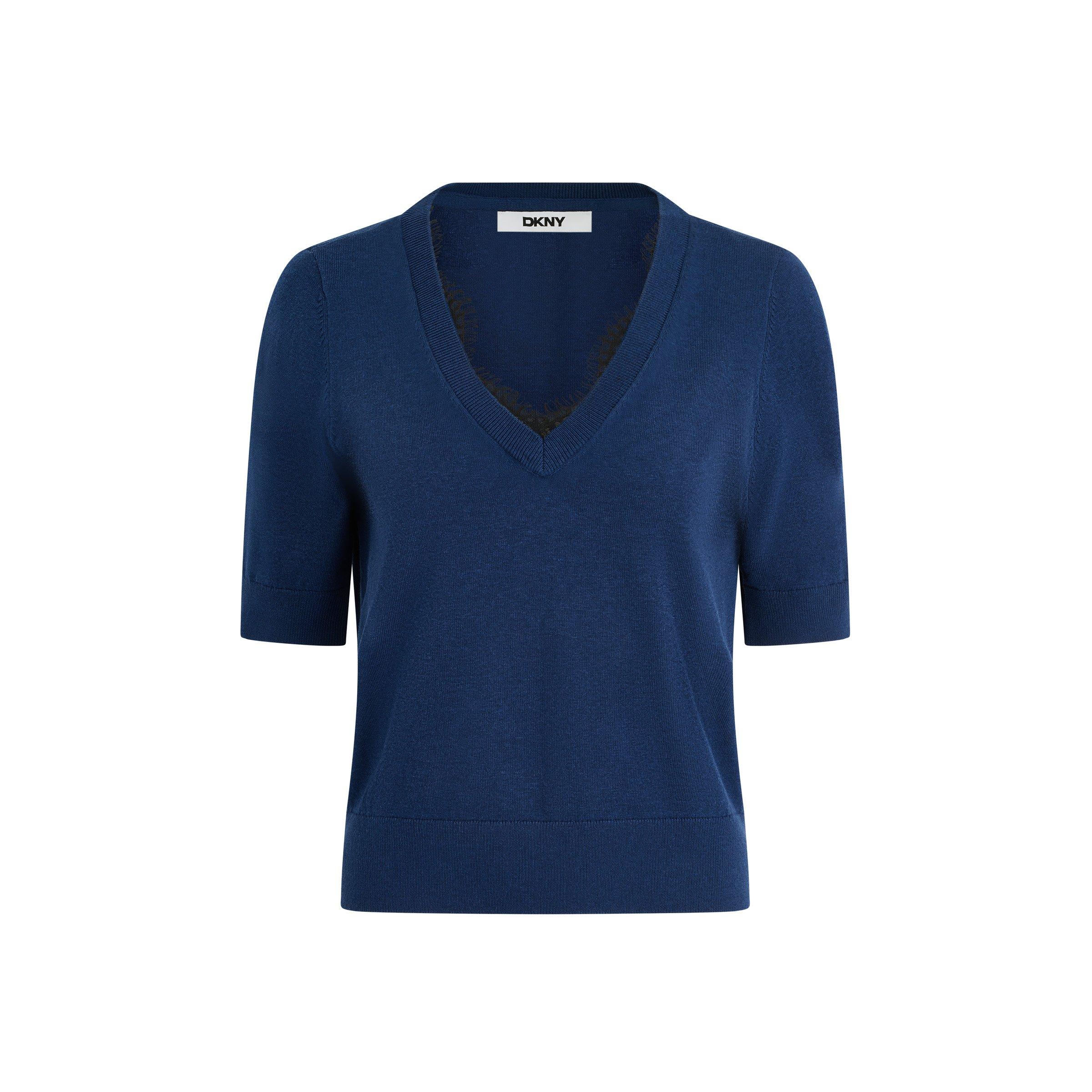 Intrepid Blue - DKNY - DKNY Nk Lace Trim Ld64 - 1