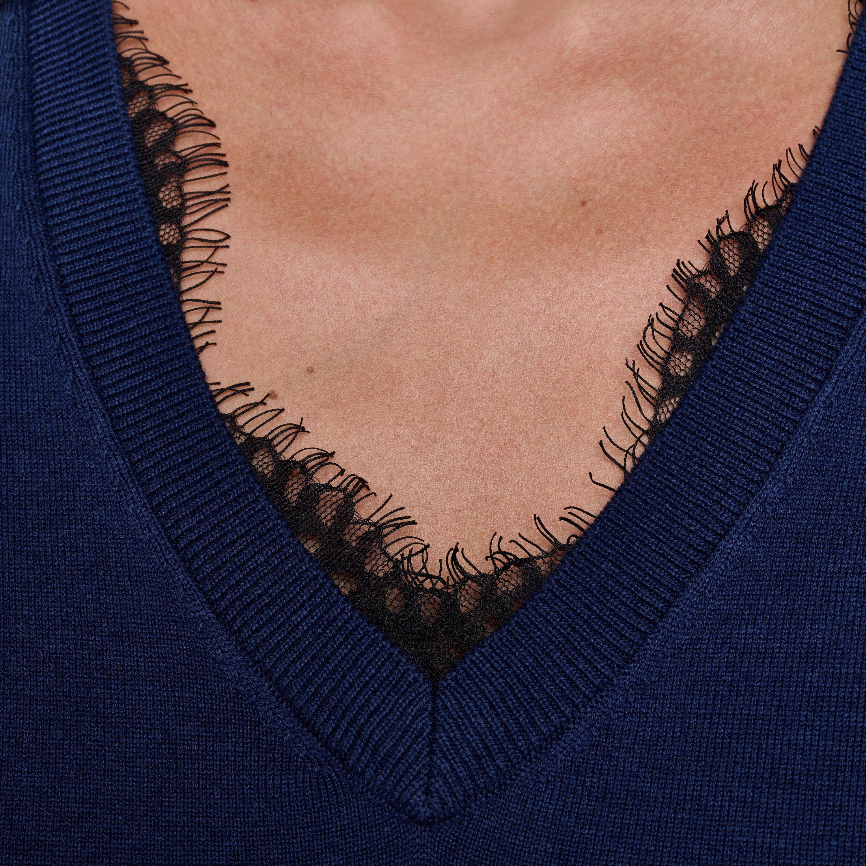Intrepid Blue - DKNY - DKNY Nk Lace Trim Ld64 - 5