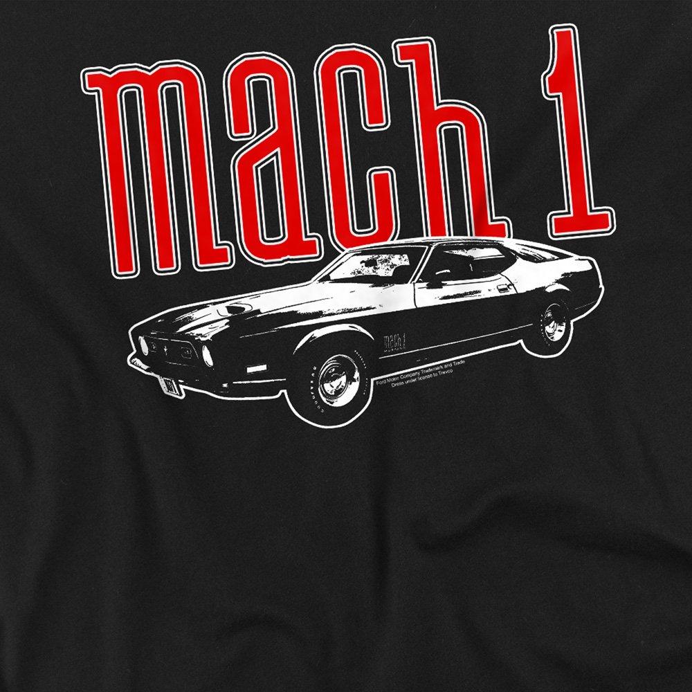 Black - Ford - Ford Mustang Mach 1 Long Sleeve T-Shirt Black - 2