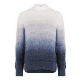 Off White Mohair Arrow Knit Jumper