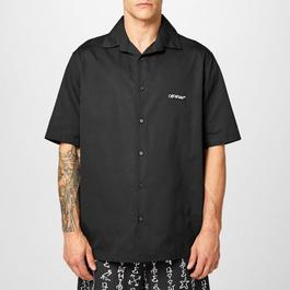 Off White Goth Arrows Bowling Shirt