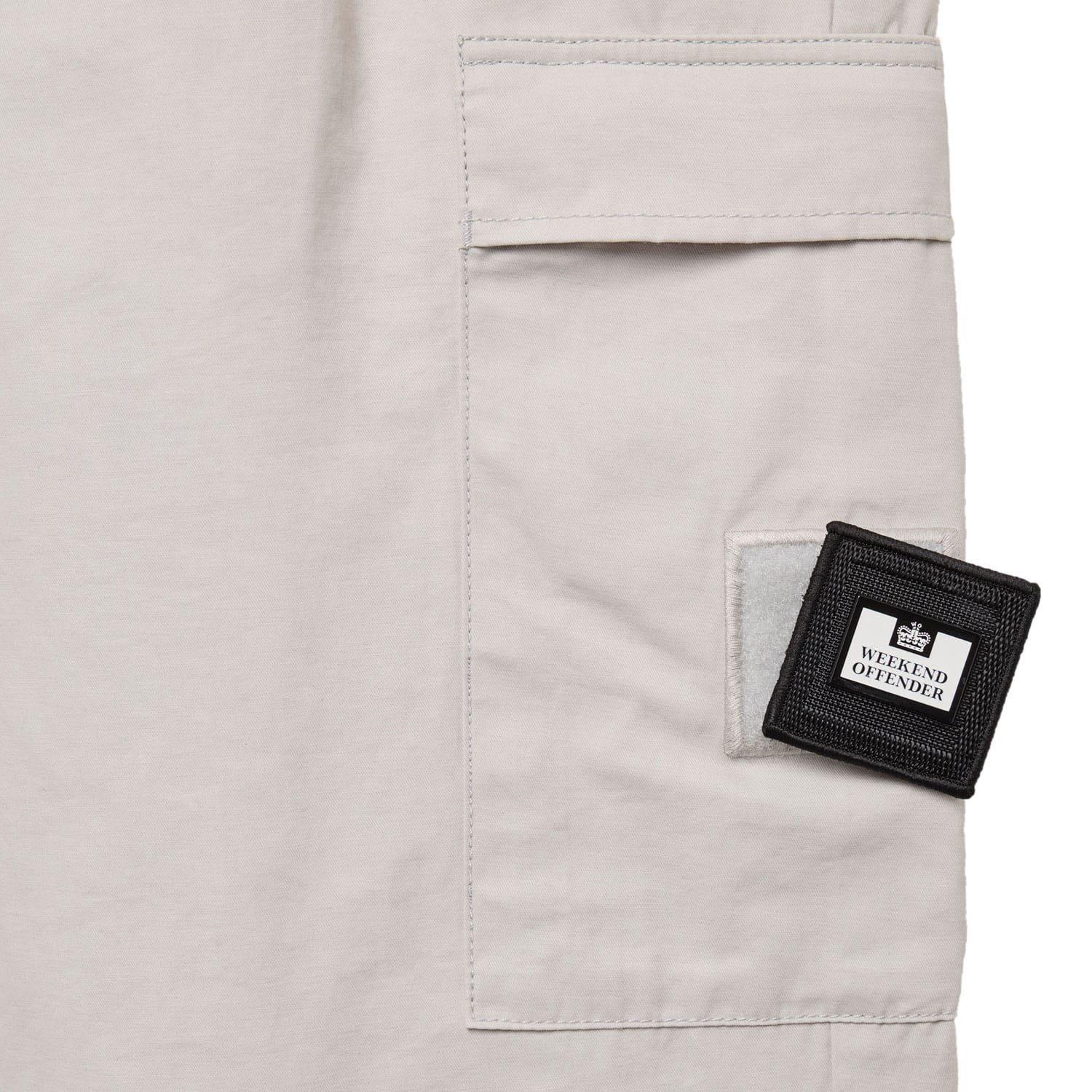 Light Grey - Weekend Offender - Hoshino Cargo Pants - 4
