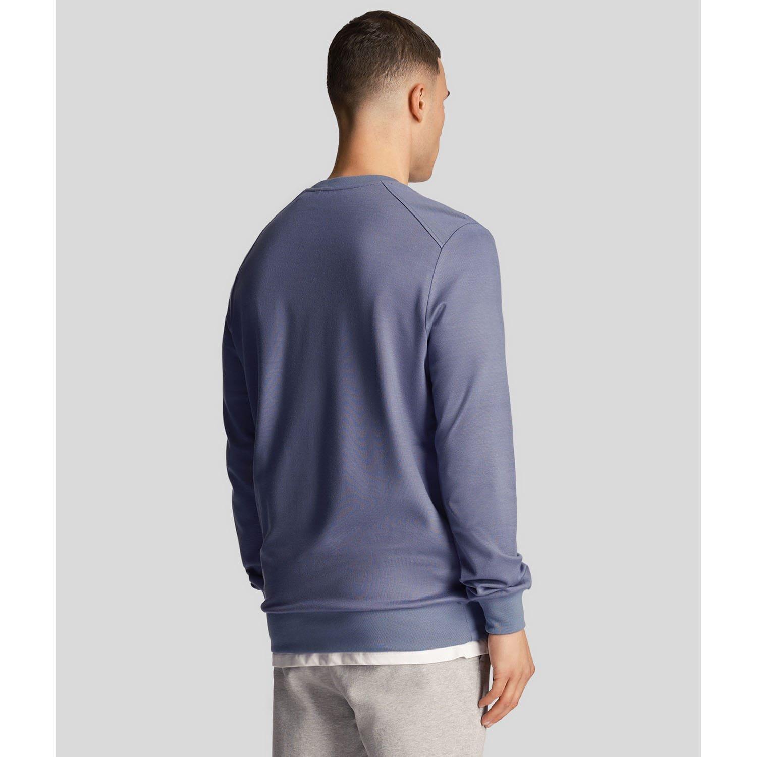 Blue - Lyle and Scott - Fly Fleece Crewneck Sweatshirt - 3