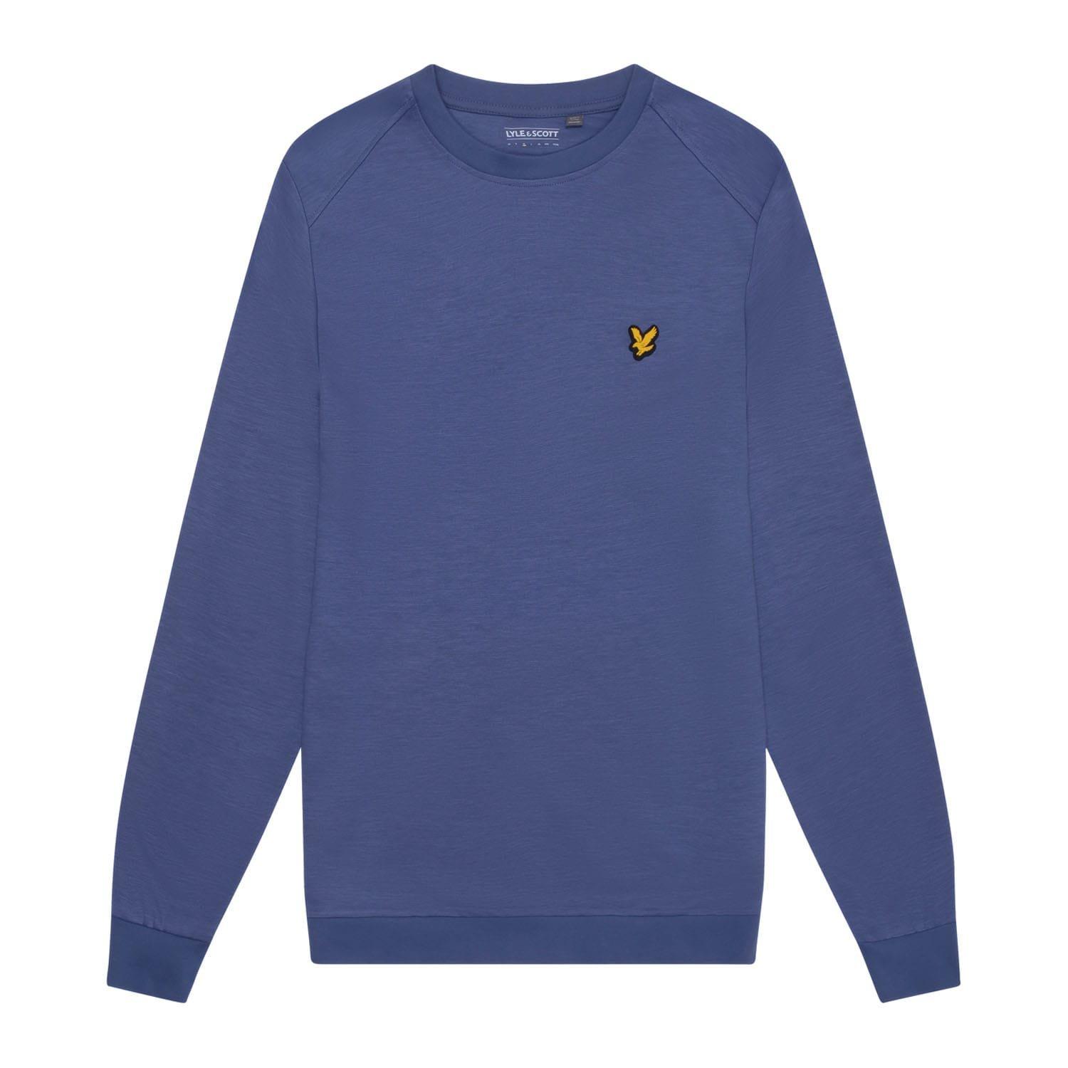 Blue - Lyle and Scott - Fly Fleece Crewneck Sweatshirt - 5
