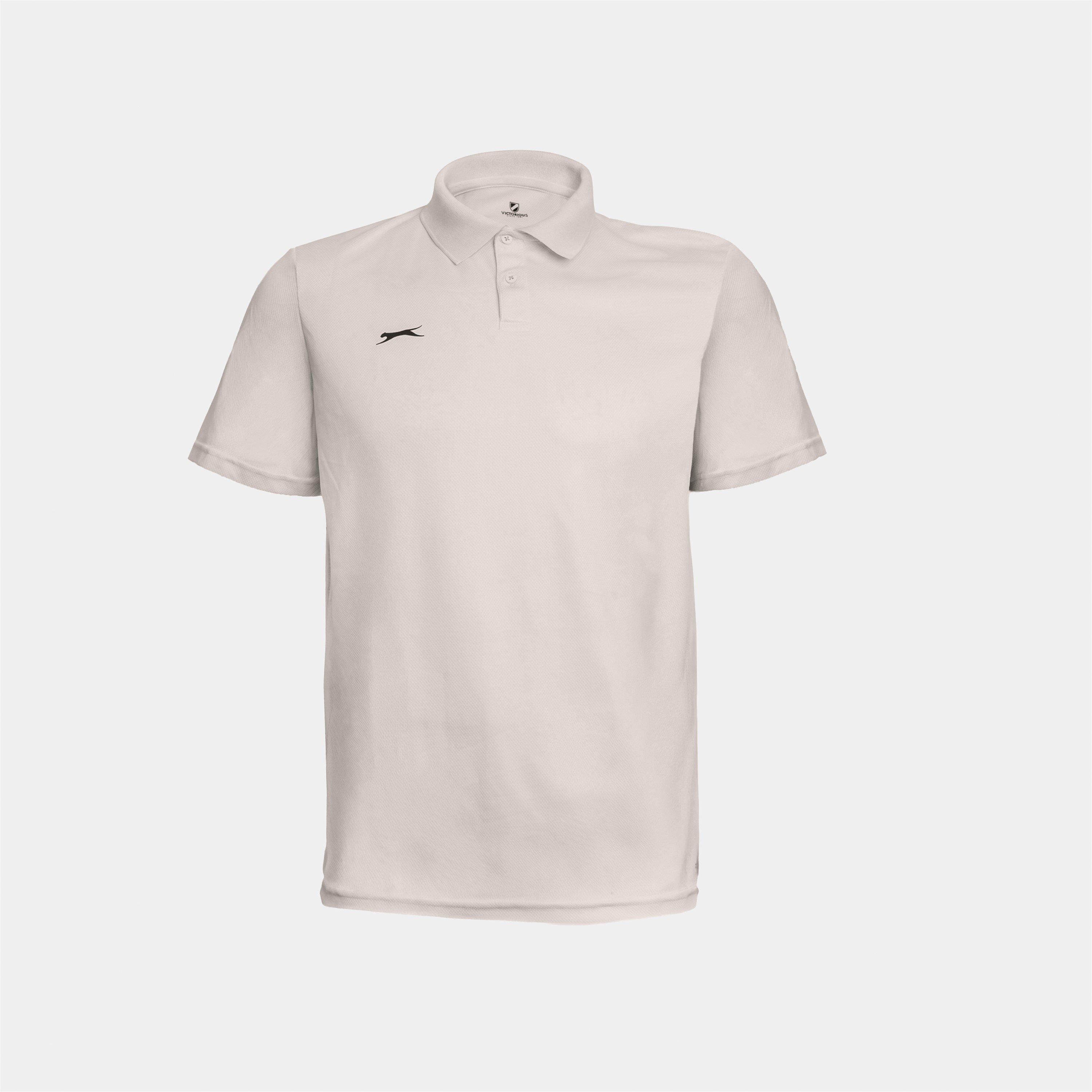 Cream - Slazenger - Short Sleeve Cricket Shirt Mens - 1