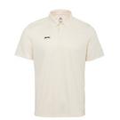 Crème - Slazenger - Short Sleeve Cricket Shirt Mens - 1