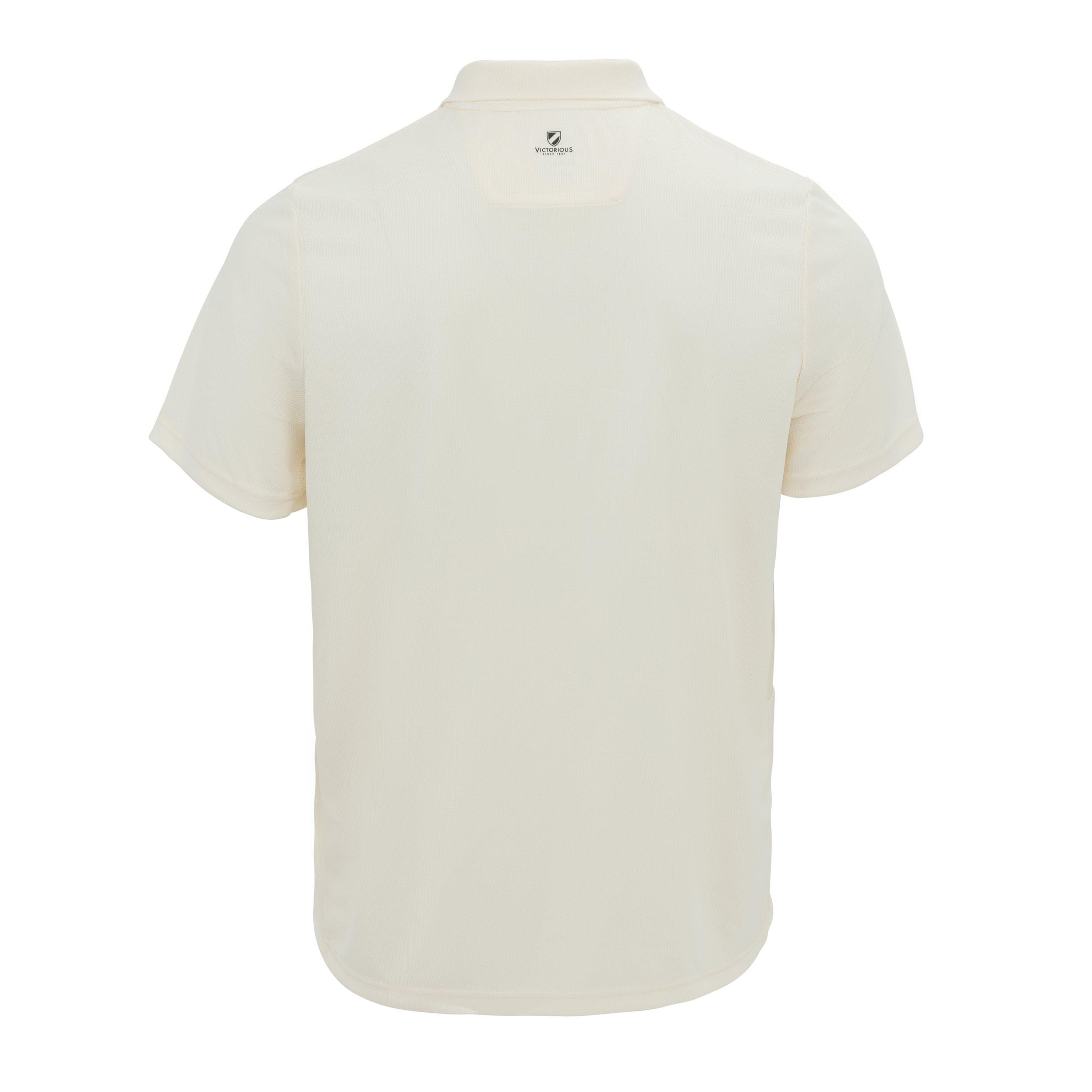 Creme - Slazenger - Short Sleeve Cricket Shirt Mens - 2