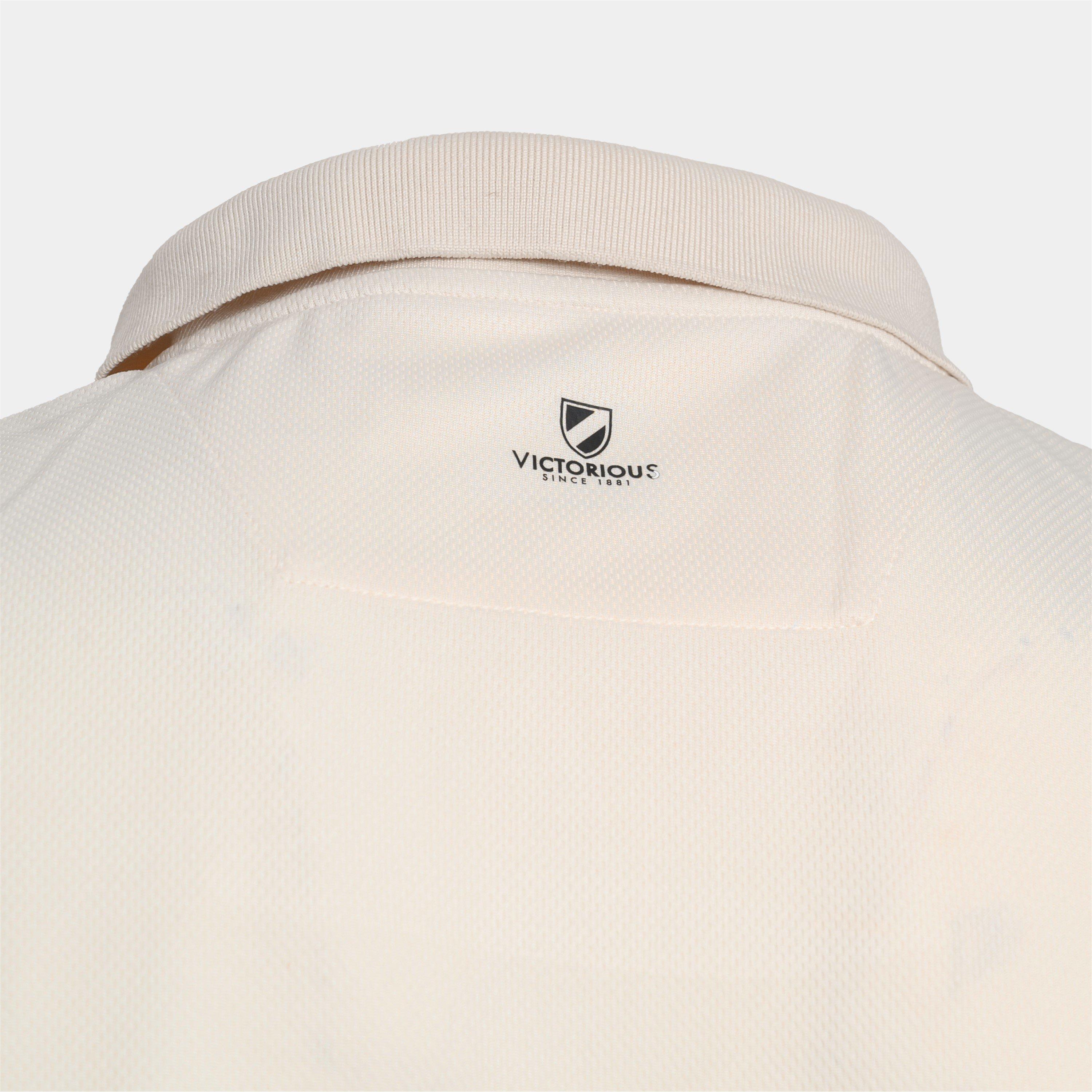 Cream - Slazenger - Short Sleeve Cricket Shirt Mens - 3