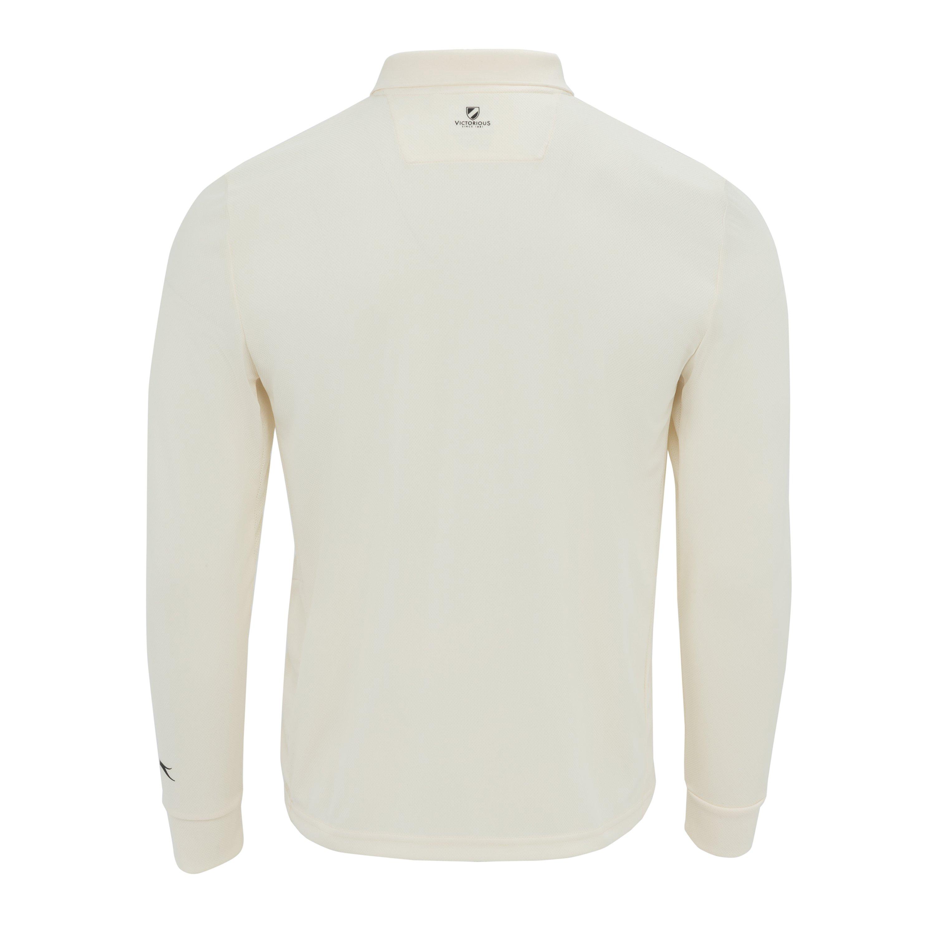 Crème - Slazenger - Length Sleeves Shirt Mens - 2
