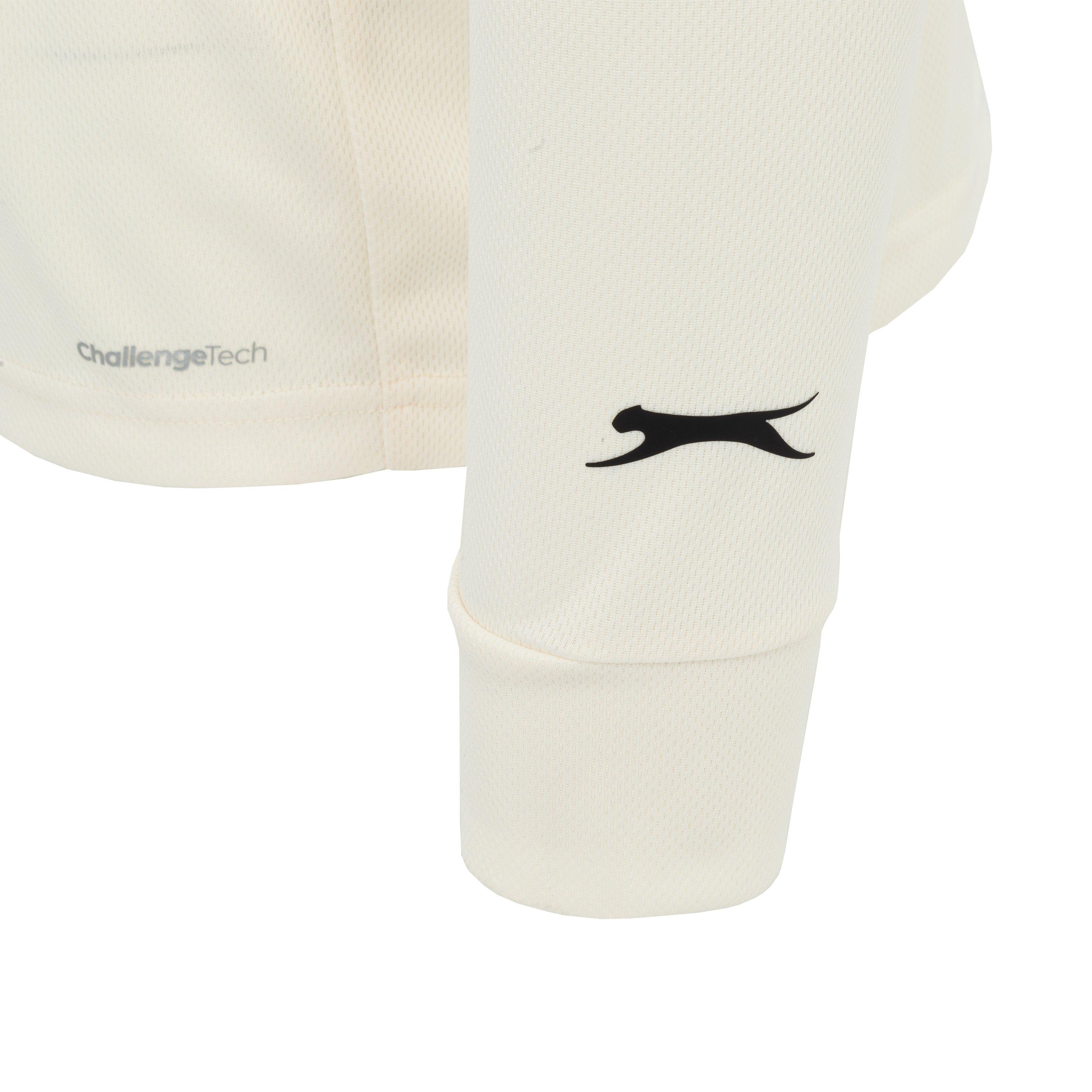 Crème - Slazenger - Length Sleeves Shirt Mens - 6