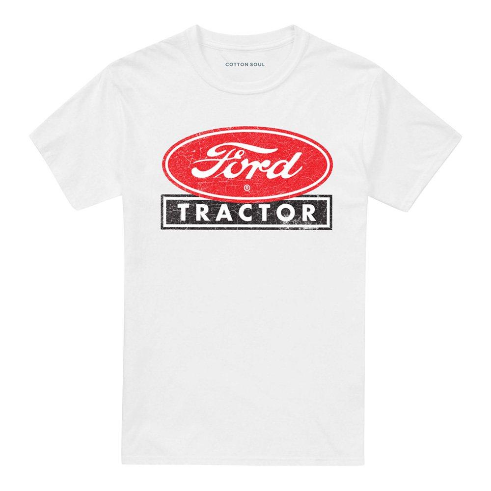 White - Ford - Ford Tractor T-Shirt White - 4
