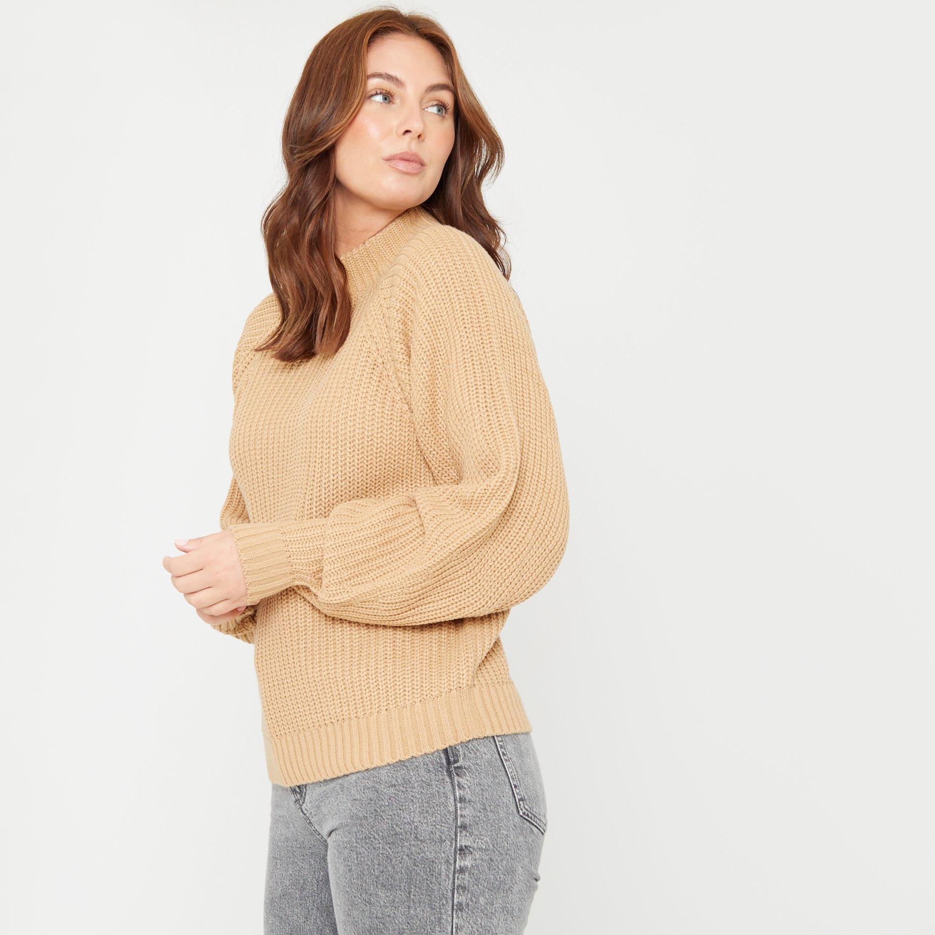 Beige - Be You - Crew Neck Jumper - 3