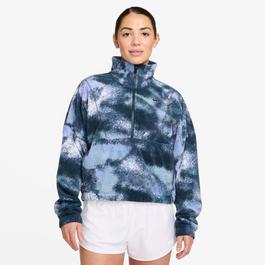 Nike All Over Print Quarter Zip Fleece Womens