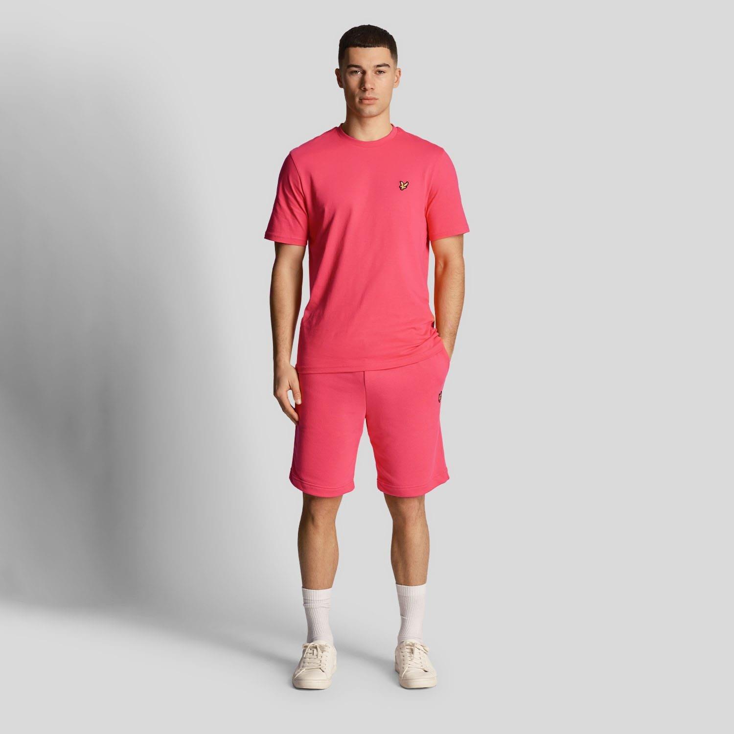 Pink - Lyle and Scott - Sweat Shorts - 1