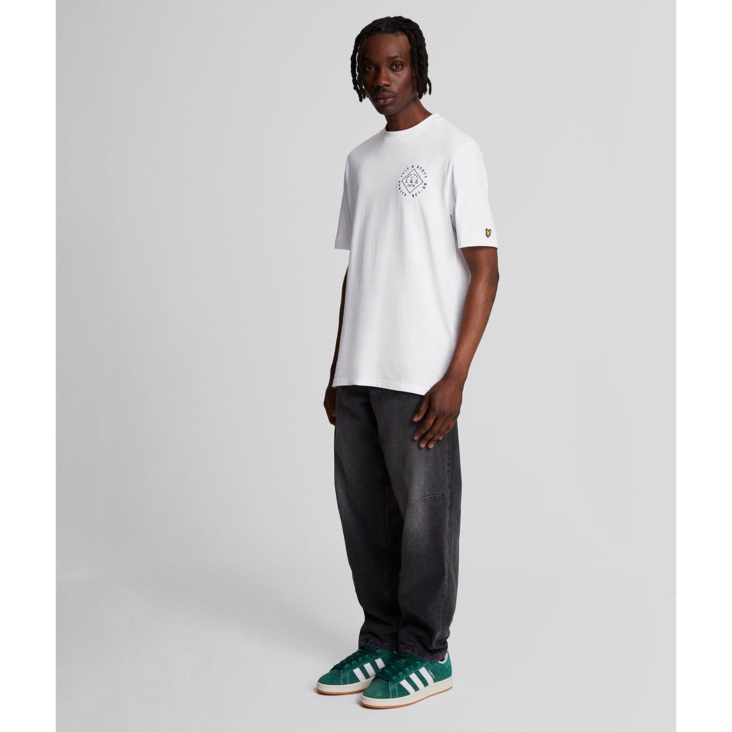 White - Lyle and Scott - Stamp T-Shirt - 2