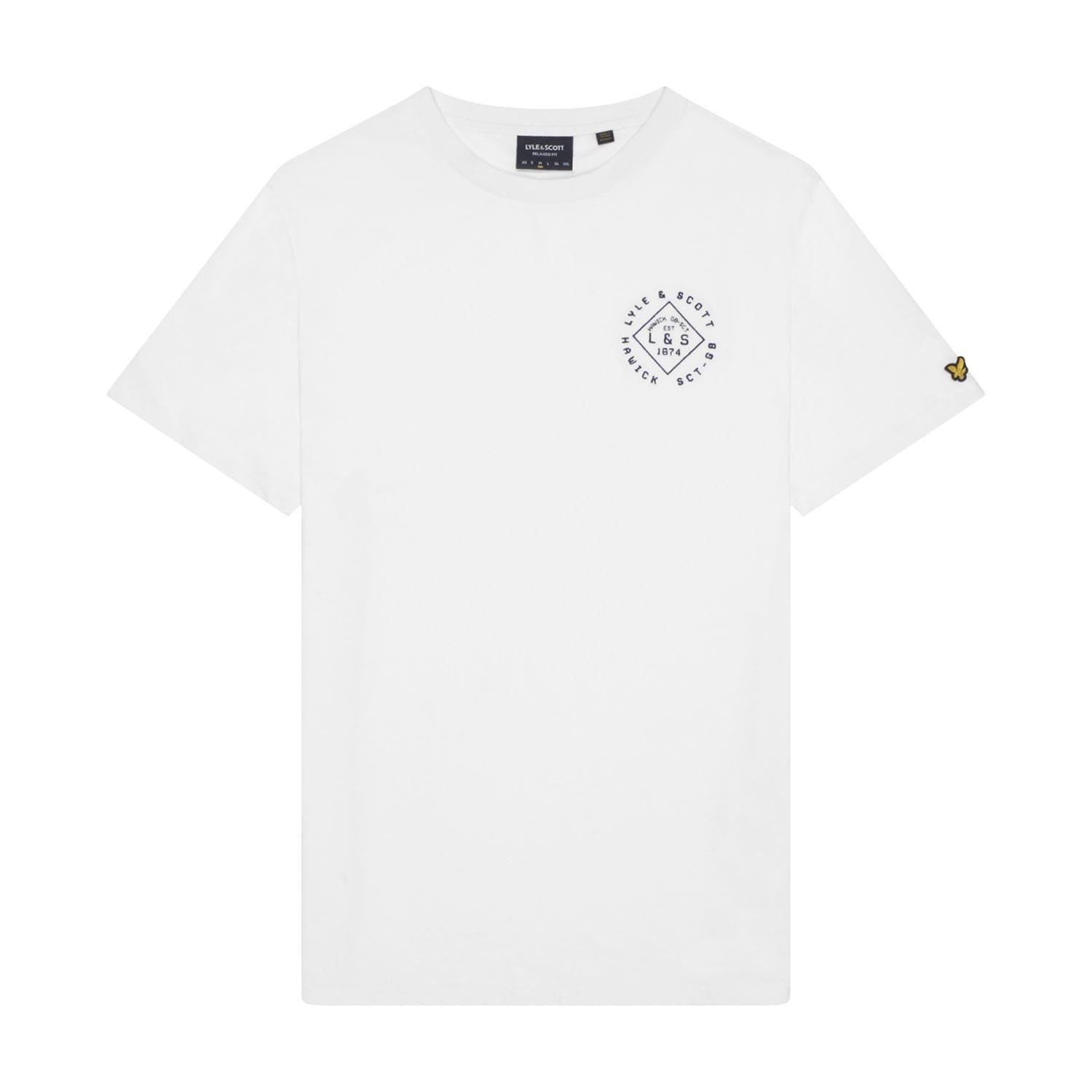 White - Lyle and Scott - Stamp T-Shirt - 5