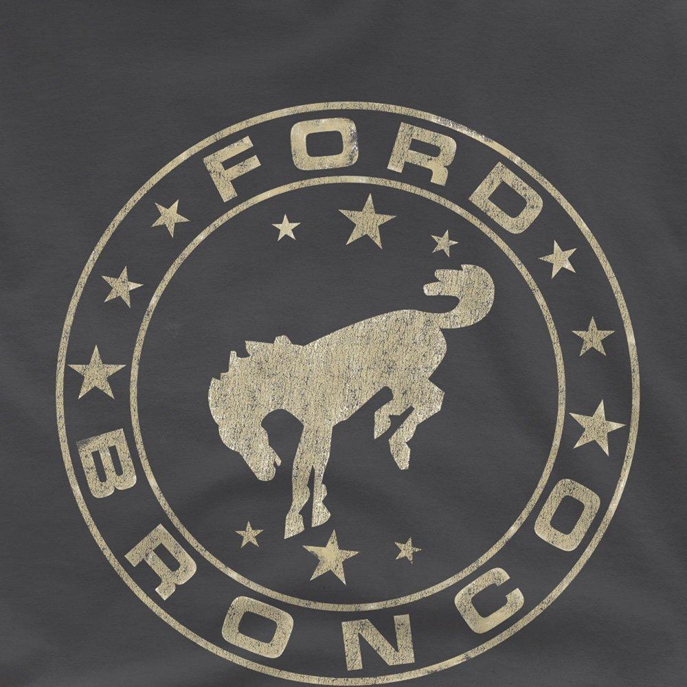 Charcoal - Ford - Ford Bronco Vintage Star Bronco Kids T-Shirt Char - 2